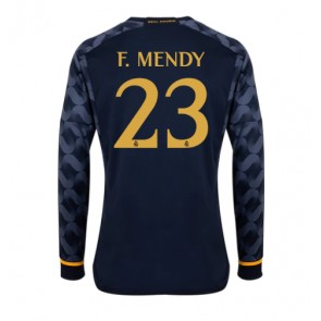 Lacne Muži Futbalové dres Real Madrid Ferland Mendy #23 2023-24 Dlhy Rukáv - Preč
